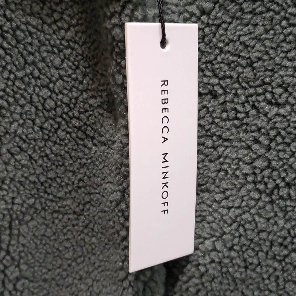 Rebecca Minkoff NWT "Harley" Oversized Snap-front Teddy Jacket, L - Picture 2 of 7